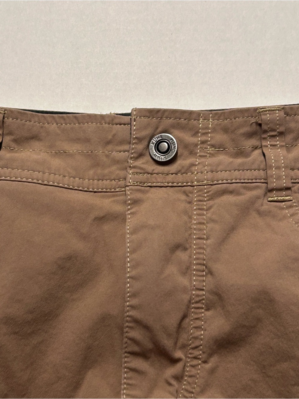 KUHL Men's Radikl Brown Tan Shorts Size 33 Outdoors Hiking Camp Pockets - Picture 3 of 10